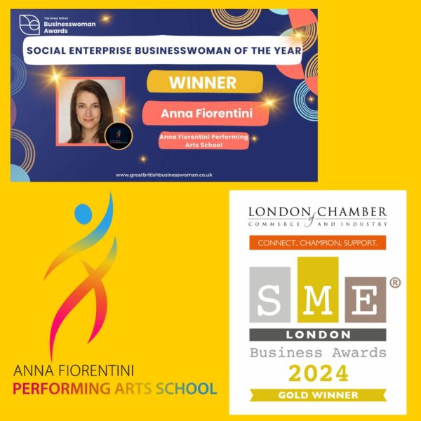 Two Wins: The Anna Fiorentini Performing Arts School wins Social Enterprise of the year and Community Business 2024 Awards
